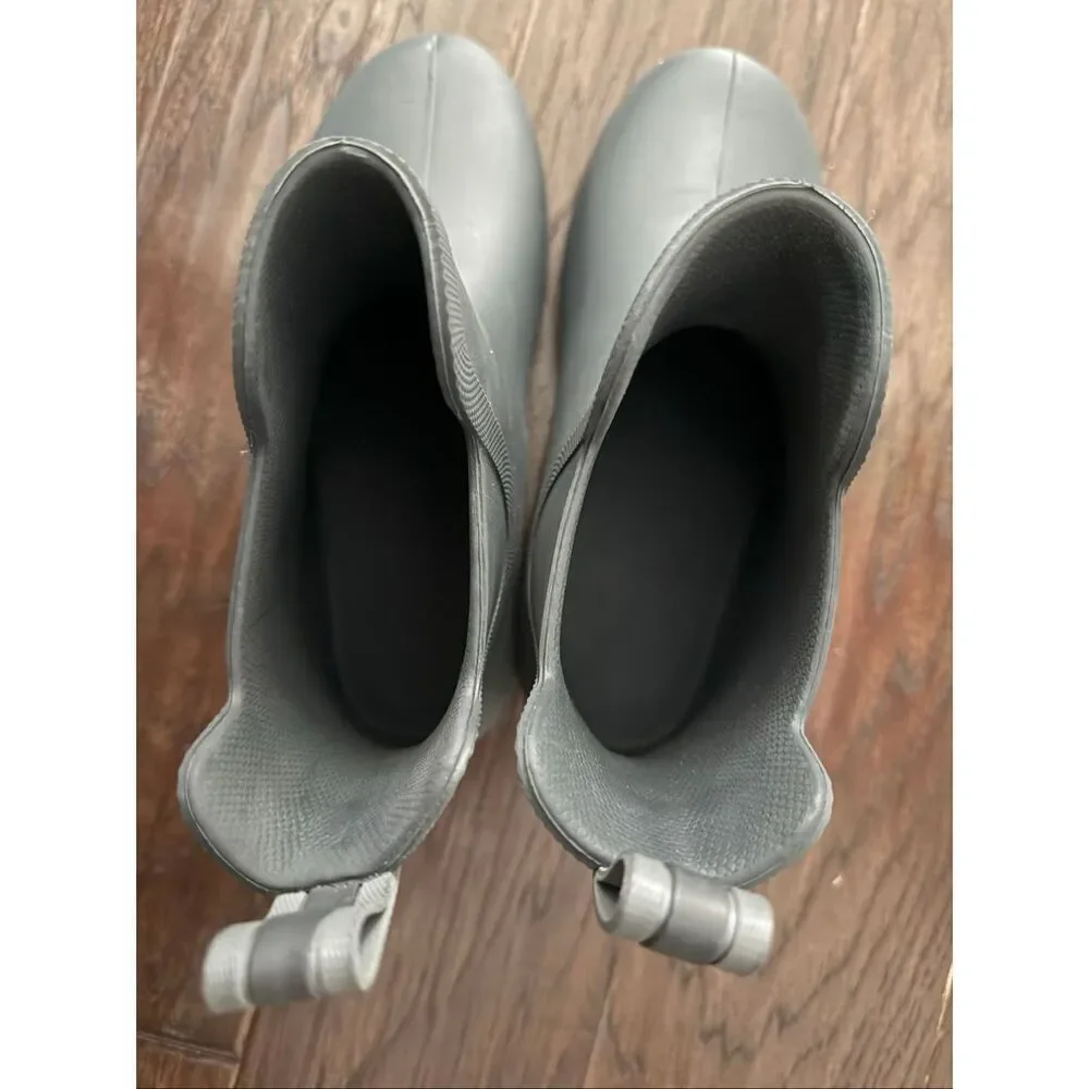 Totes Rubber Gray Ankle Boots size 7